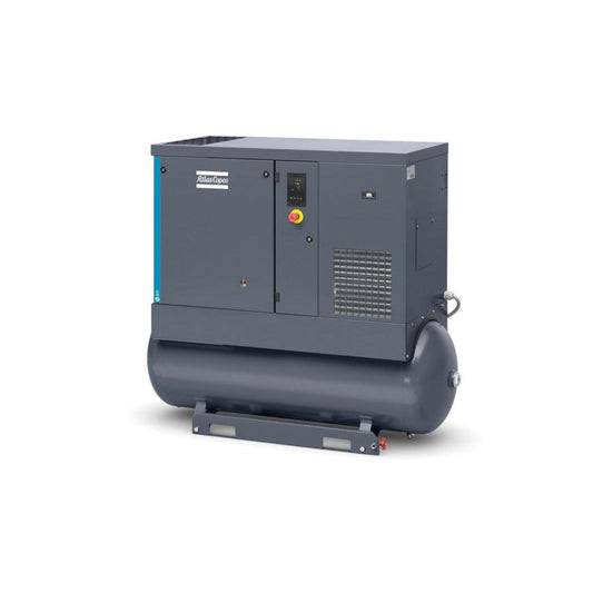 Atlas Copco 15HP, 62.8 CFM, G11 Rotary Screw Air Compressor 208-230/460V - 8153291045