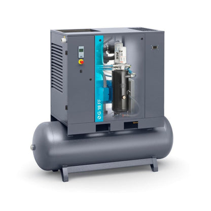 Atlas Copco 30HP, 114 CFM, 132 Gallon G22 Rotary Screw Air Compressor 208-230/460V - 8153335823