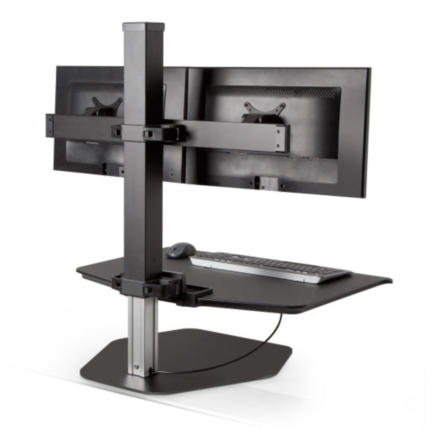 Innovative Winston Workstation Dual Monitor Adjustable Standing Desk Converter - 18089