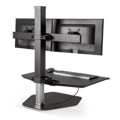 Innovative Winston Workstation Dual Monitor Adjustable Standing Desk Converter - 18089