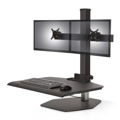 Innovative Winston Workstation Dual Monitor Adjustable Standing Desk Converter - 18089