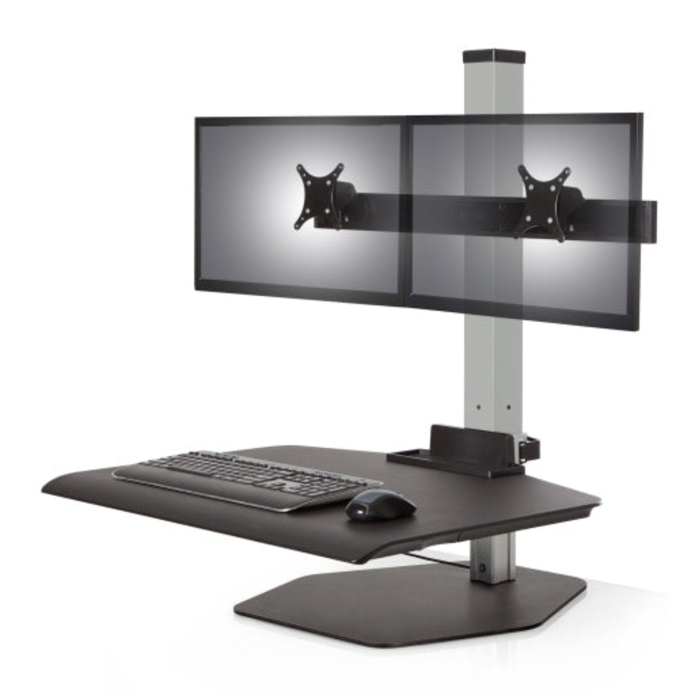 Innovative Winston Workstation Dual Monitor Adjustable Standing Desk Converter - 18089