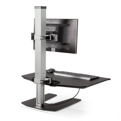Innovative Winston Workstation Single Monitor Adjustable Standing Desk Converter - 18088