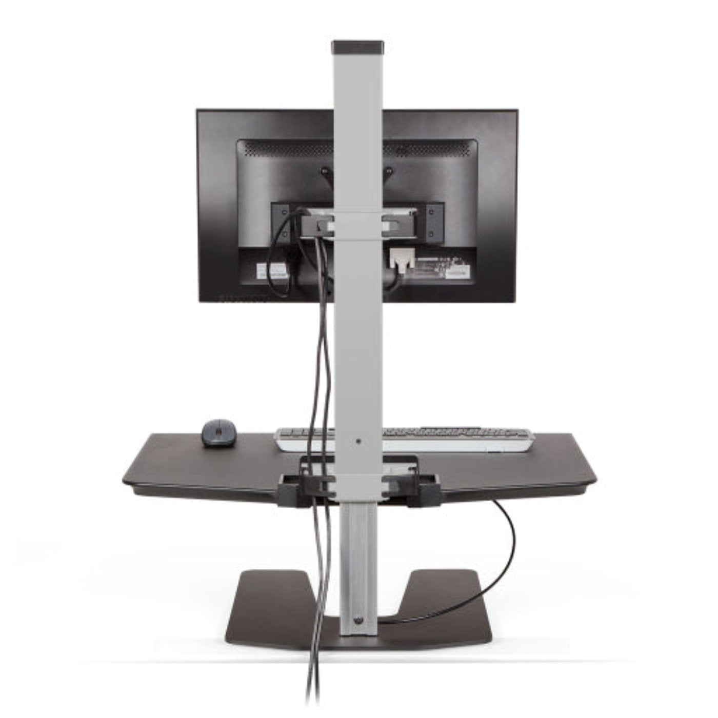Innovative Winston Workstation Single Monitor Adjustable Standing Desk Converter - 18088
