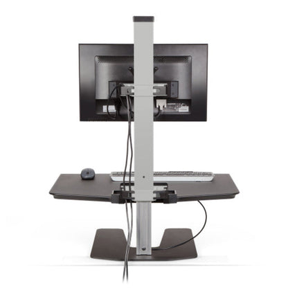 Innovative Winston Workstation Single Monitor Adjustable Standing Desk Converter - 18088