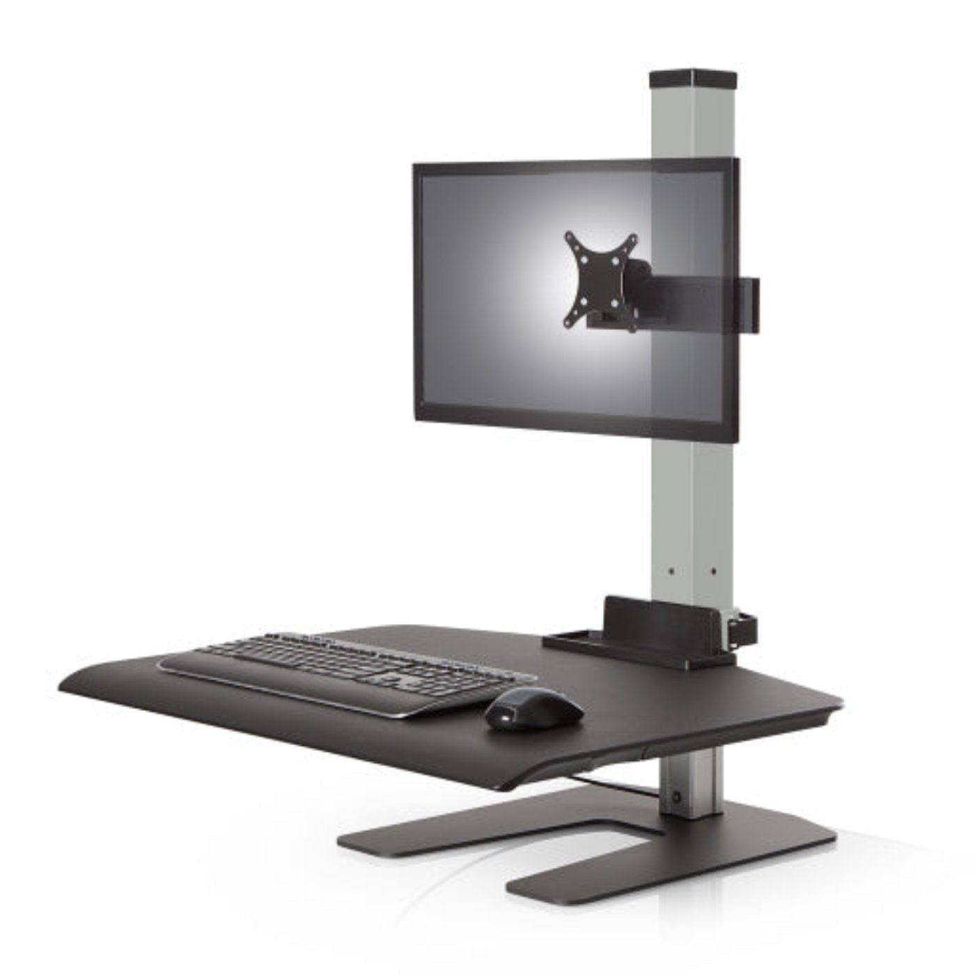Innovative Winston Workstation Single Monitor Adjustable Standing Desk Converter - 18088