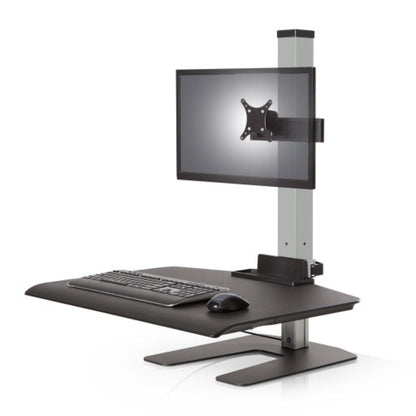 Innovative Winston Workstation Single Monitor Adjustable Standing Desk Converter - 18088