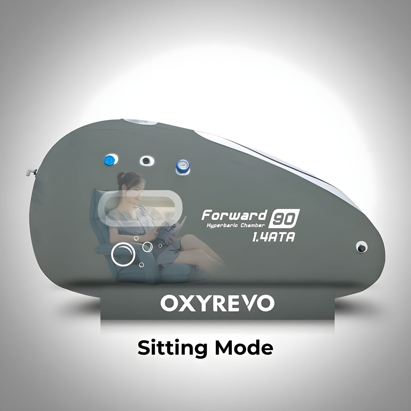 OxyRevo Forward 90 Portable Sitting Hyperbaric Chamber