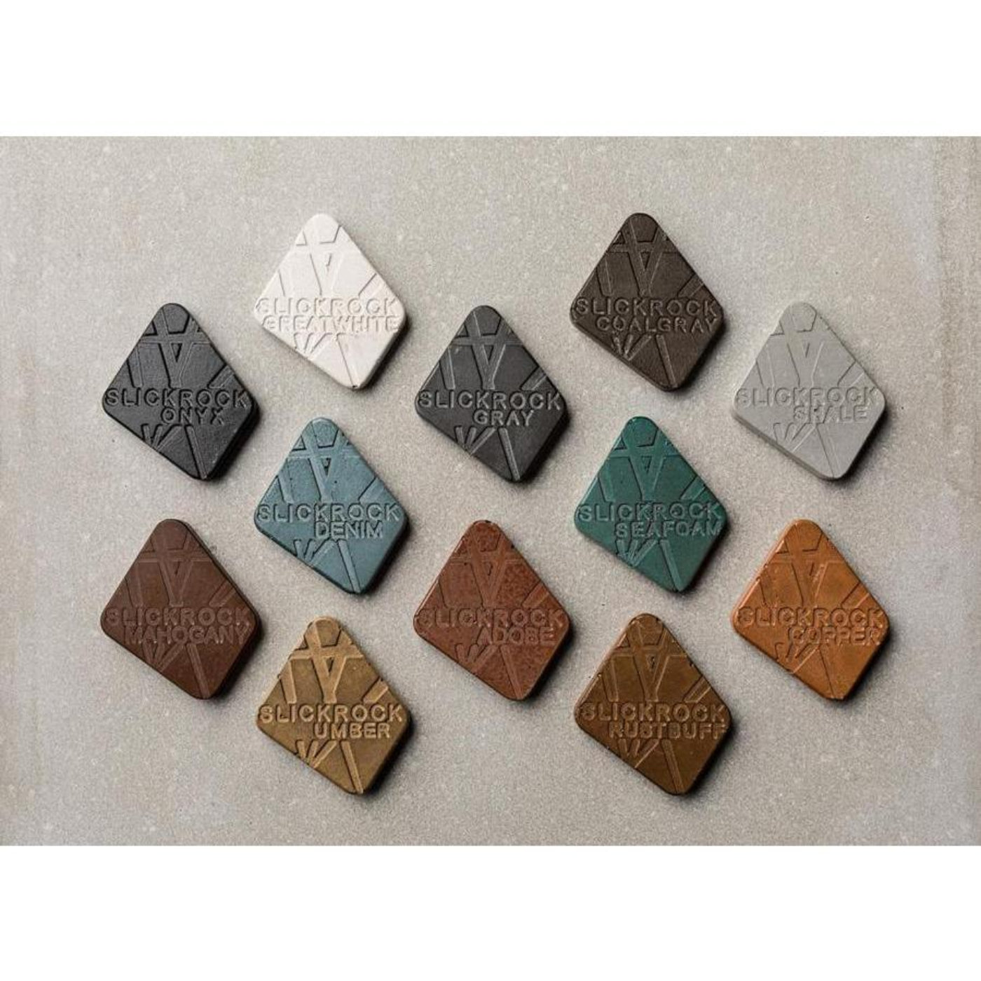 Slick Rock Concrete 22” Cascade Square Planter and Water Bowl + Copper Scupper - KCC22SSCC