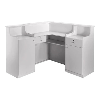 Salon Ambience Smart Italian Reception Desk w/ LED Light RD216 - SA-RD216