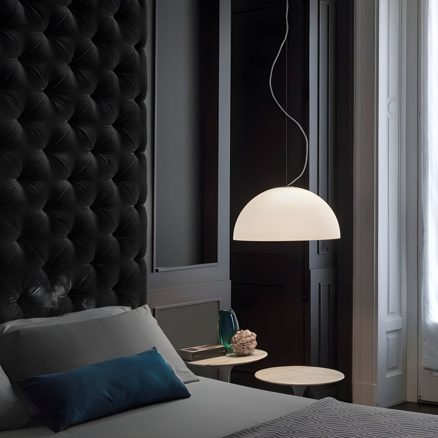 Oluce Sonora Opaline Pendant - OL-SONORA-438-WH