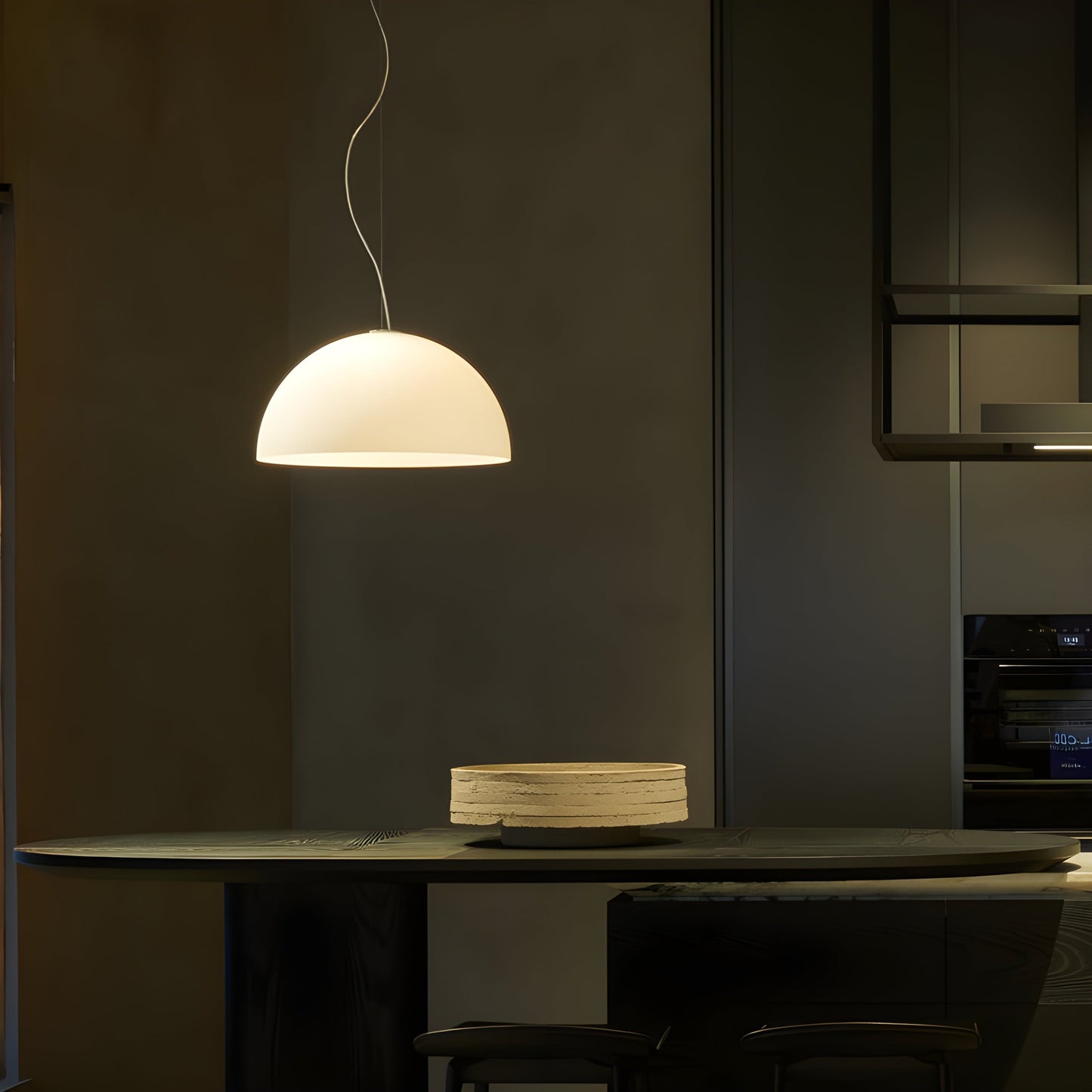 Oluce Sonora PMMA Pendant - OL-SONORA-490-WH