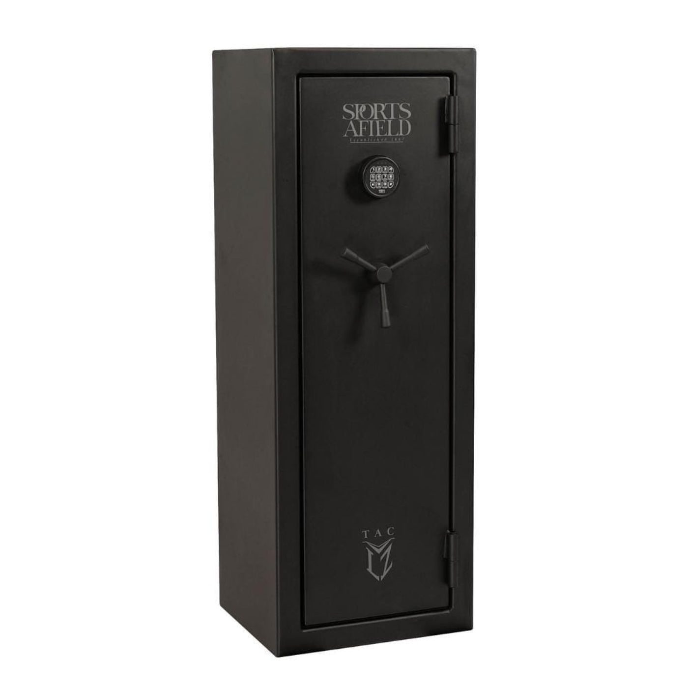 Sports Afield Tactical 8 + 2-Gun with Electronic Lock, Black Matte Gun Safe - SA5520LZ