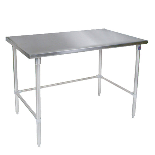 John Boos ST6-3036GBK 36" W x 30" D Work Table, Stainless Steel Top - JBST63036GBK