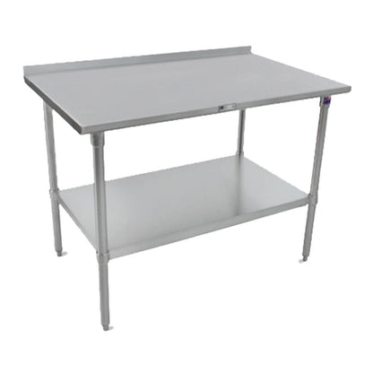 John Boos ST6R1.5-3684SSK Stainless Steel 84" W x 36" D Work Table - JBST6R153684SSK