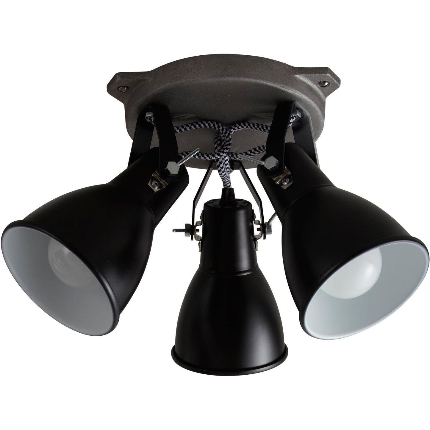 Original BTC Stirrup Triple Ceiling Light