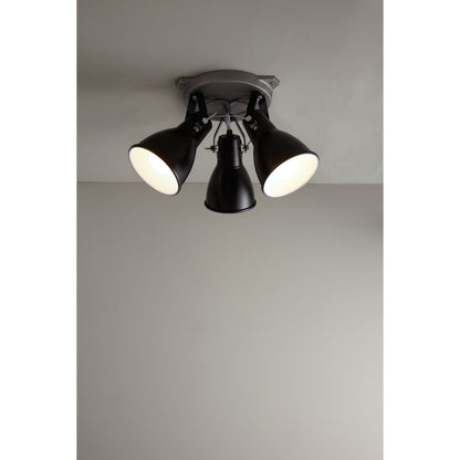 Original BTC Stirrup Triple Ceiling Light
