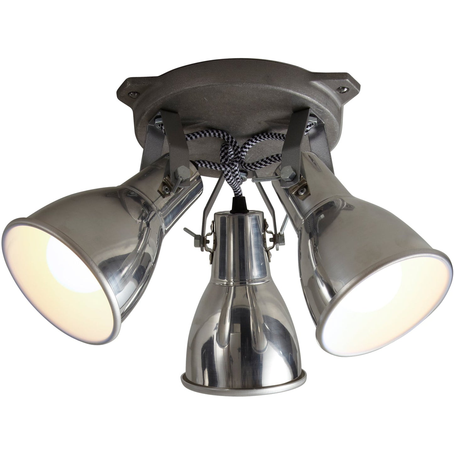 Original BTC Stirrup Triple Ceiling Light