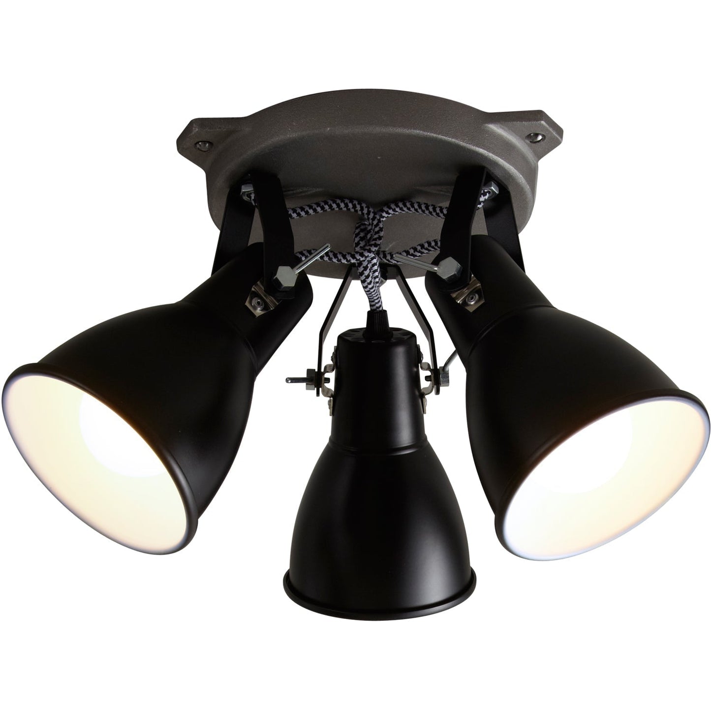 Original BTC Stirrup Triple Ceiling Light