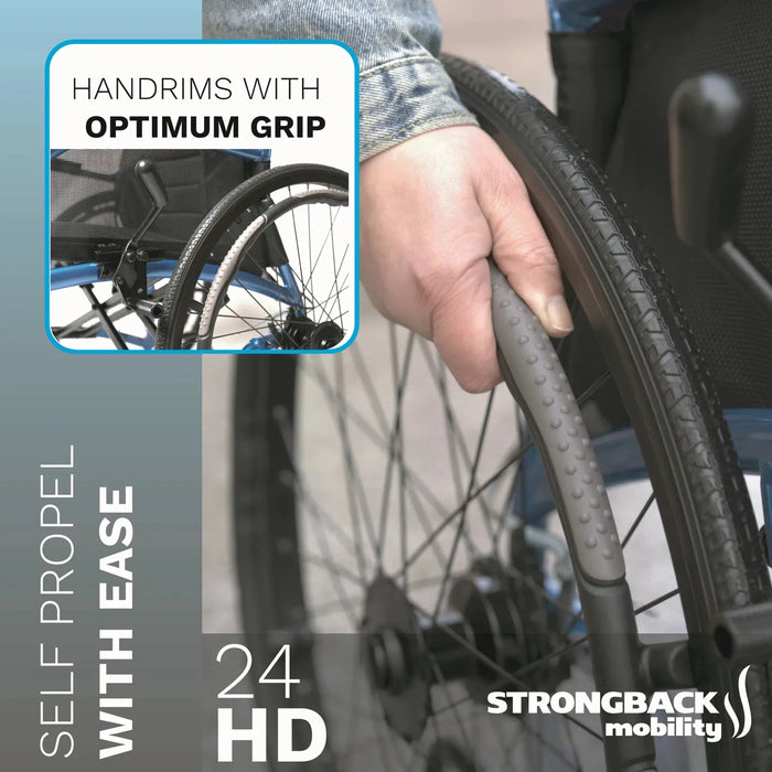 Strongback 24HD Heavy Duty Lightweight Wheelchair