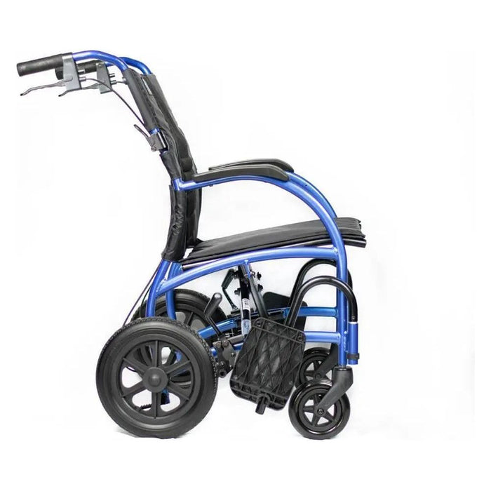 Strongback Excursion 12 + Attendant Brakes Transport Wheelchair