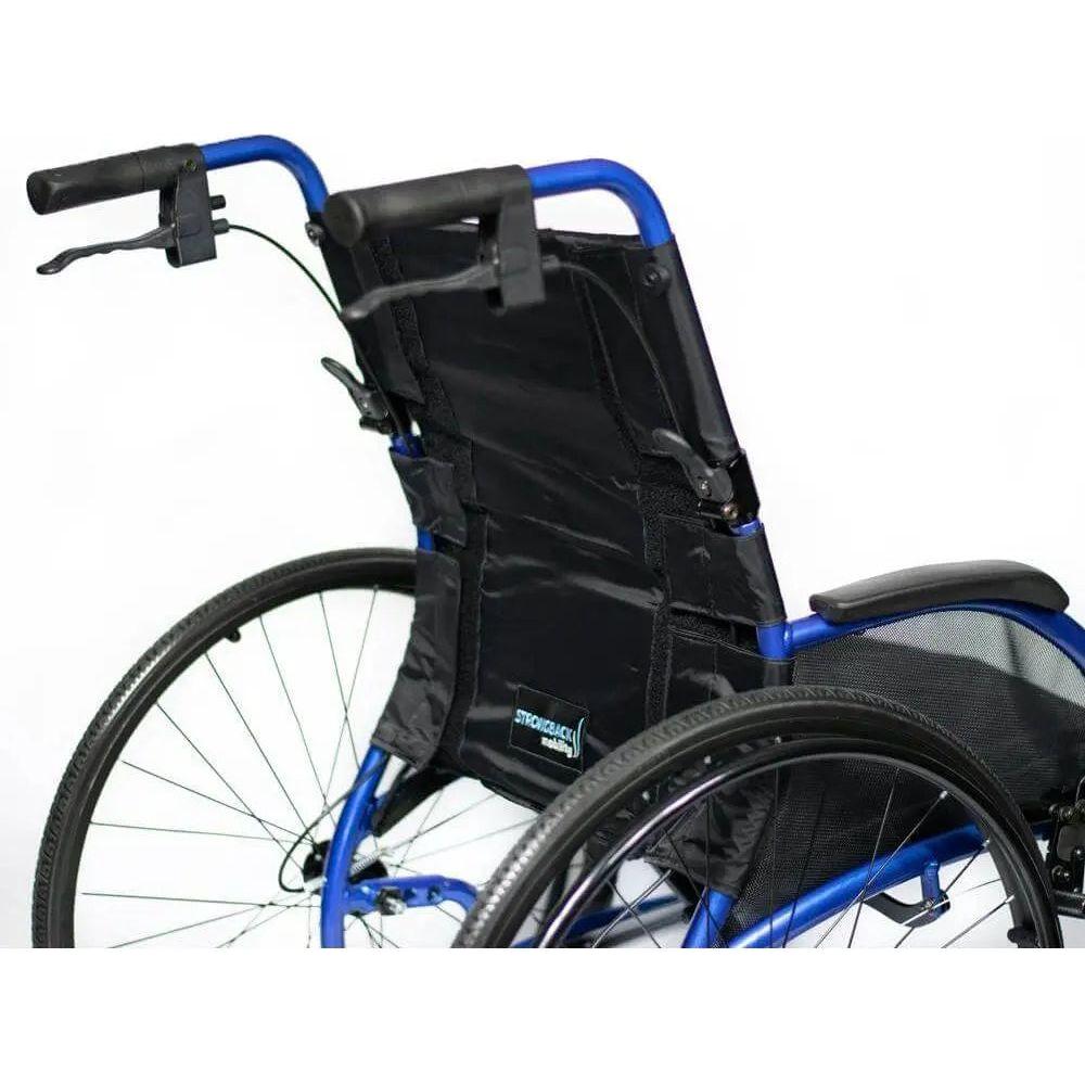 Strongback Excursion 24 + Attendant Brakes Transport Wheelchair