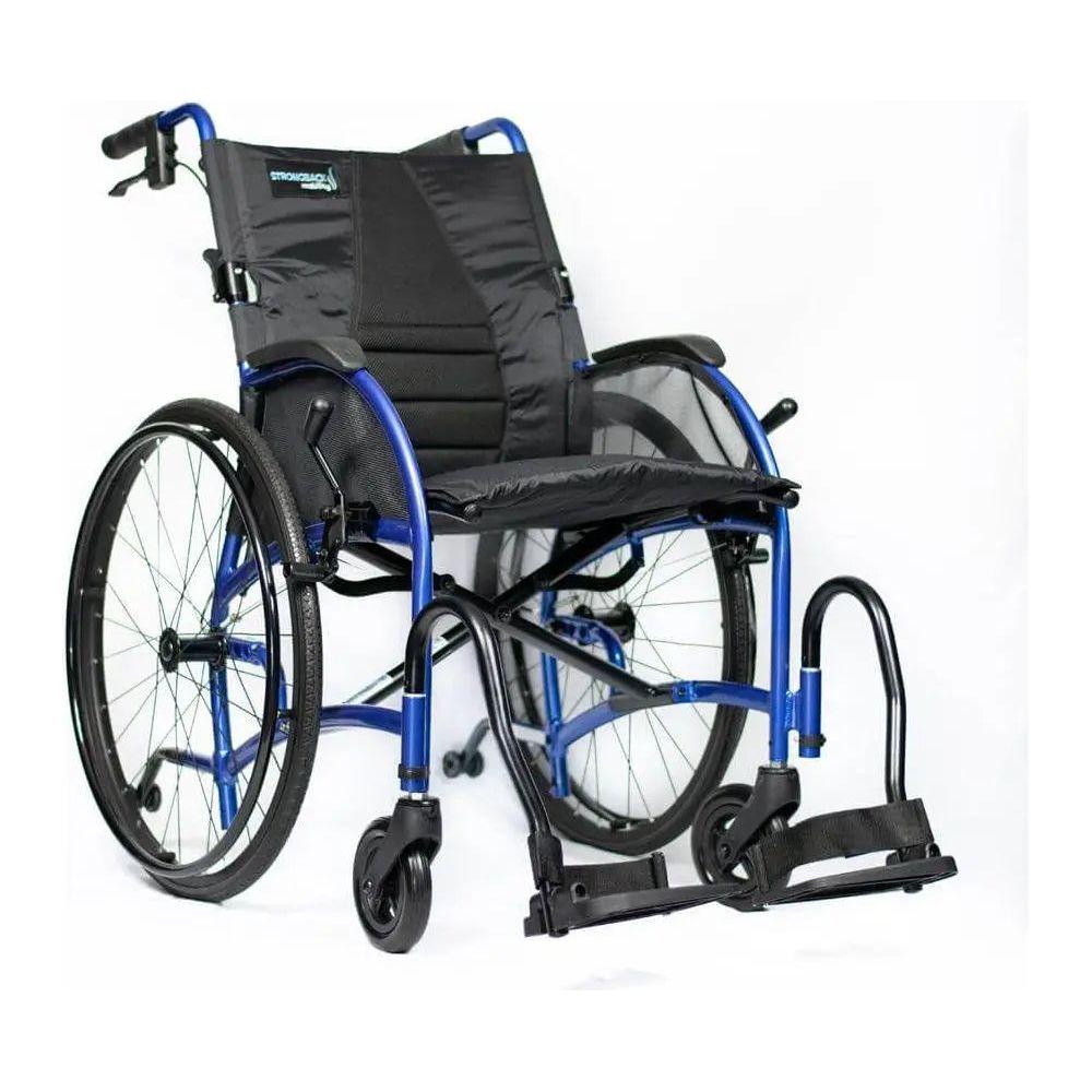 Strongback Excursion 24 + Attendant Brakes Transport Wheelchair