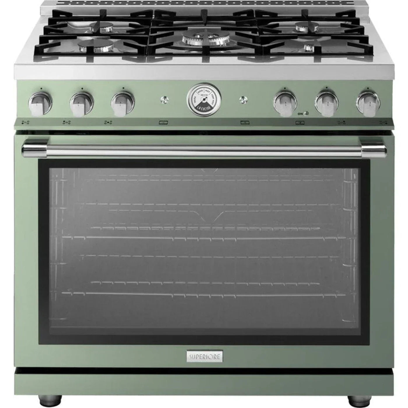 Superiore La Cucina 36-Inch Gas Freestanding Range in Stainless Steel - RL361GPS_S_