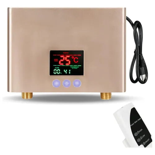 Tankless Water Heater, 3000W Mini Electric Instant Hot Water Heater