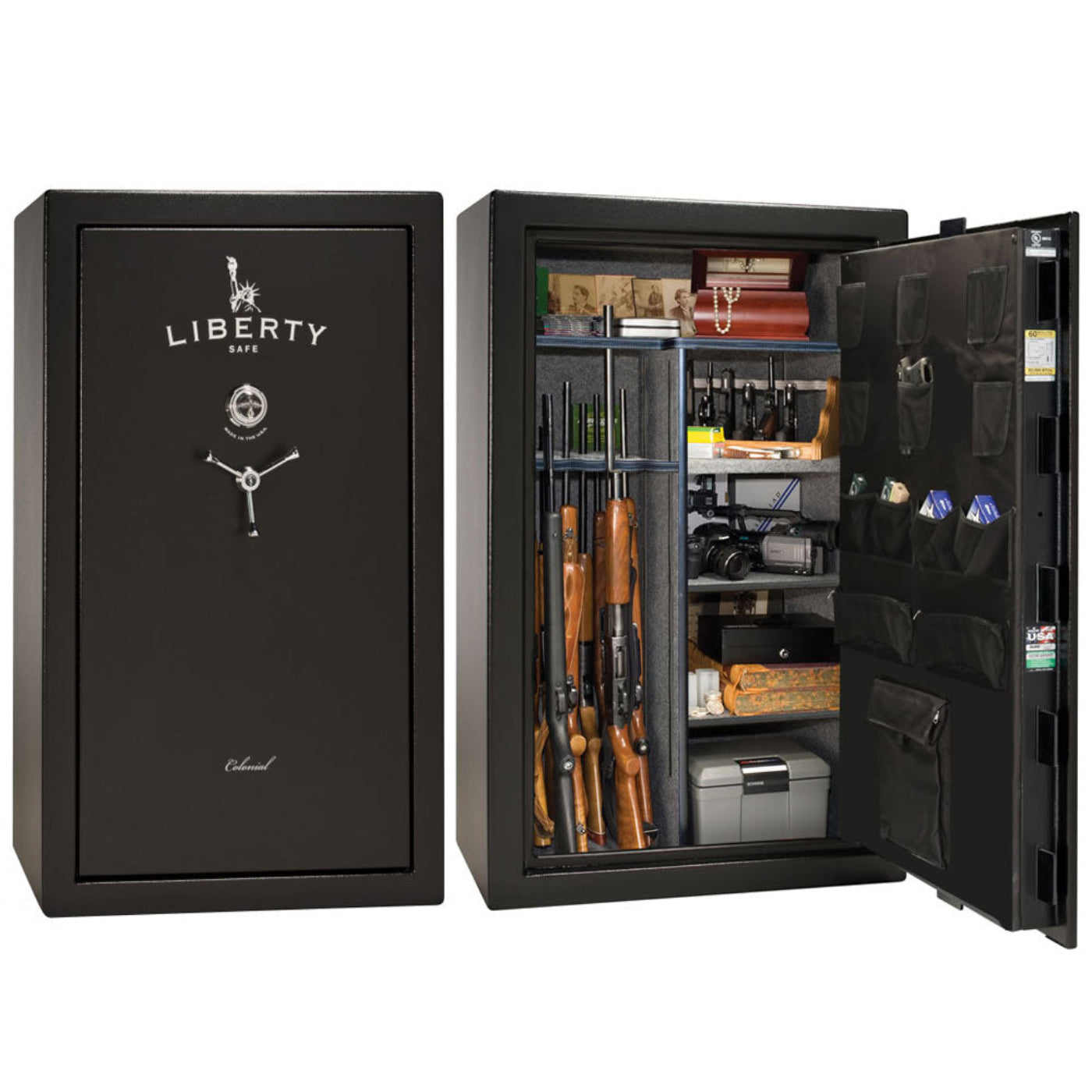 Liberty Safe Liberty Gun Safe Colonial 30 CO30 - LIB Colonial 30 Brnz Text Elec