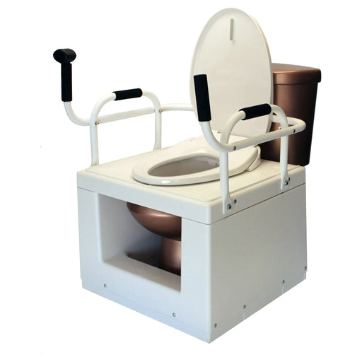 Throne Buttler Powered Toilet Lift Chair with Base Bidet Seat