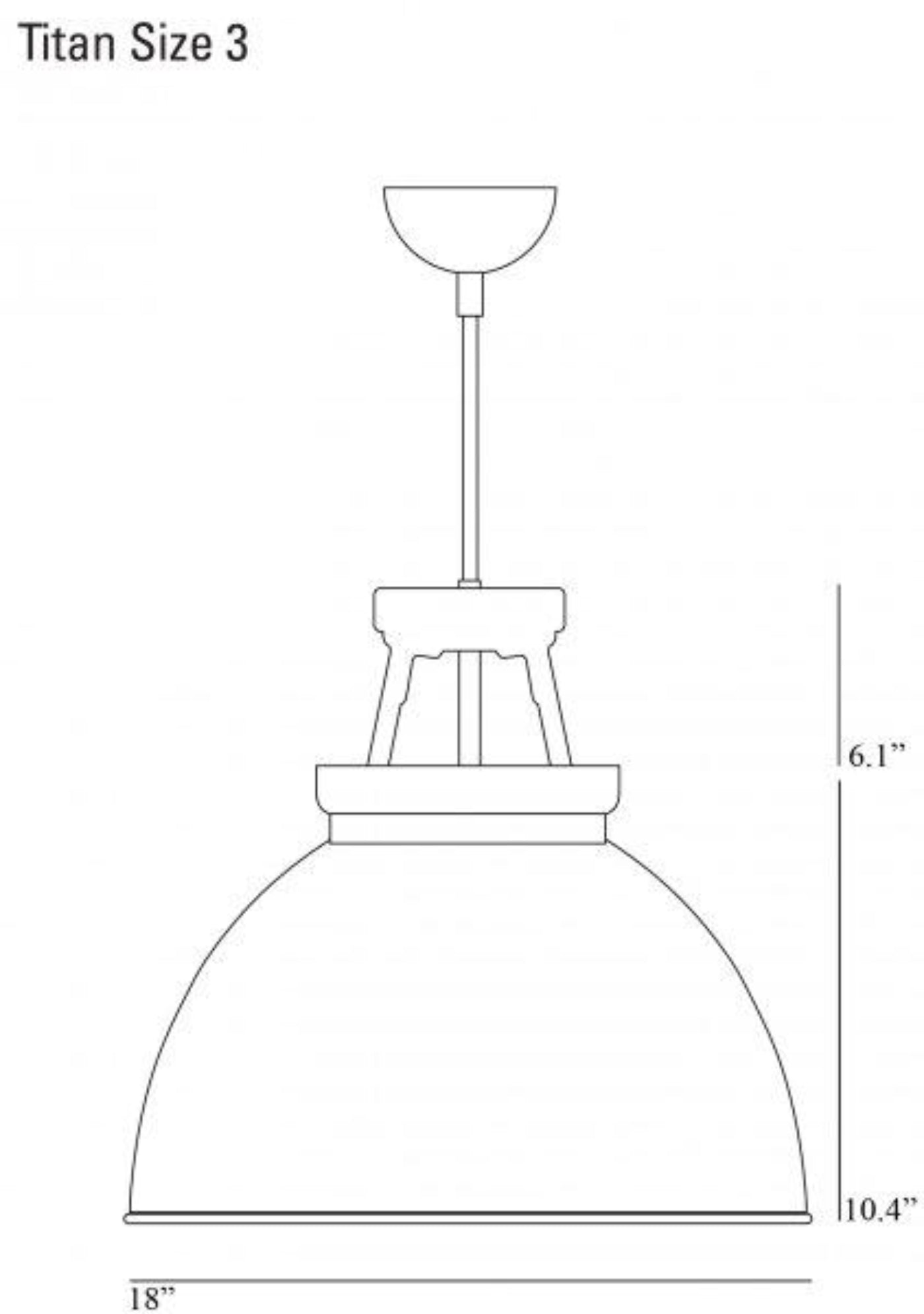 Original BTC Titan 3 Pendant - White
