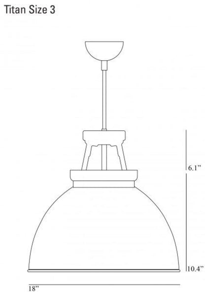 Original BTC Titan 3 Pendant - White