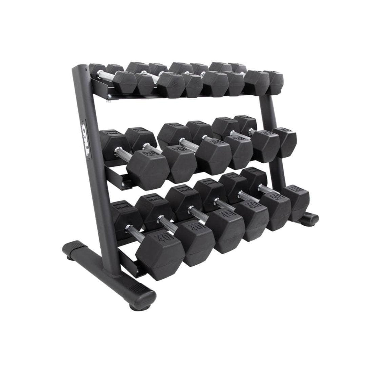 TKO Strength 3-Tier Rail Dumbbell Rack - 6230-B