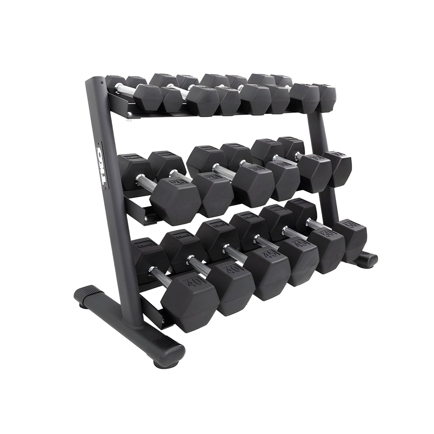 TKO Strength 3-Tier Rail Dumbbell Rack - 6230-B