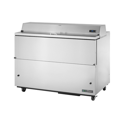 True TMC-58-S-SS-HC Forced Air Stainless Steel Interior & Exterior Mobile Milk Cooler - TRMC58SSS