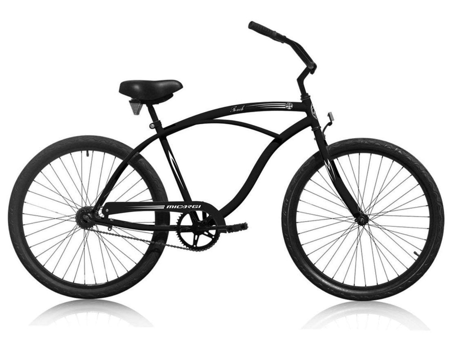 Tracer 26" Men's Ace Beach Cruiser, BBR Stage 4 Engine - MB-TOUCH-M-BK