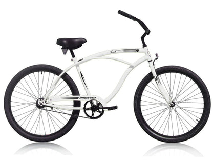 Tracer 26 Inch Men's Ace Beach Cruiser + 4 Stroke Chain Drive - FH-TRANSKIT-4S + FH-ENGINE-4S + FH-HD4STROKEMP + CC-15337 + MB-TOUCH-M-BK