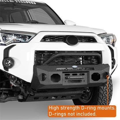 14-24 Toyota 4Runner Stubby Front Bumper (Excluding Limited & Nightshade) - Hooke Road - HE.9818-S