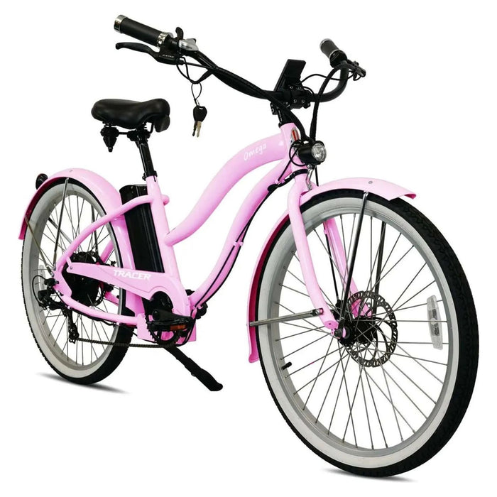 Tracer Omega Low Step 48V/14Ah 500W Beach Cruiser Electric Bike