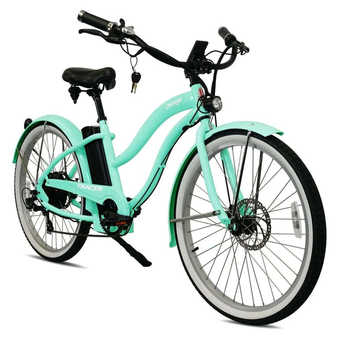 Tracer Omega Low Step 48V/14Ah 500W Beach Cruiser Electric Bike