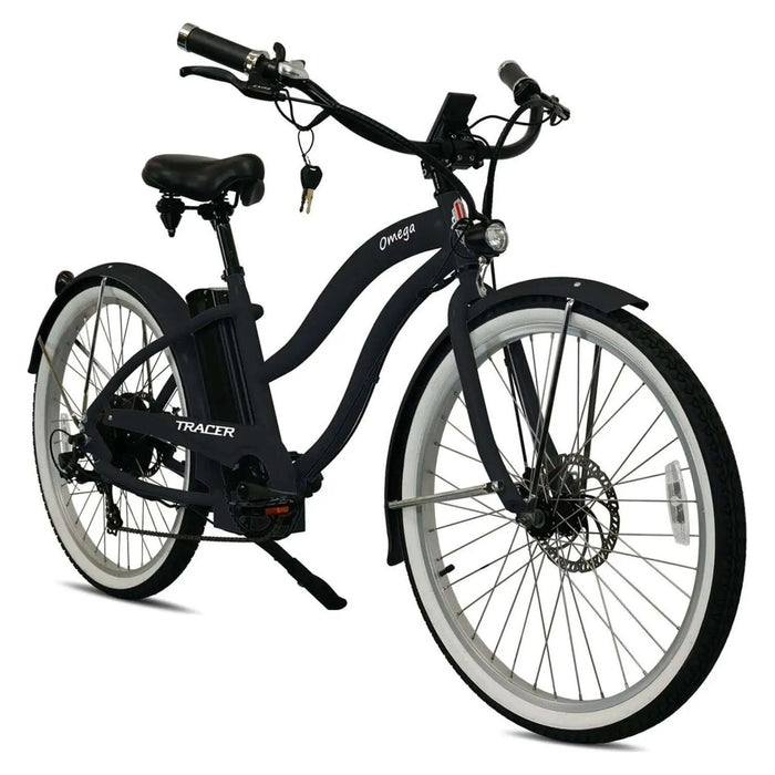 Tracer Omega Low Step 48V/14Ah 500W Beach Cruiser Electric Bike