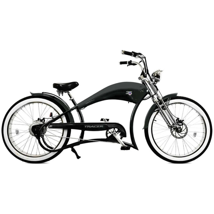 Tracer Twenty5 DS 48V/17.5Ah 500W Dual Springer Chopper Electric Bike