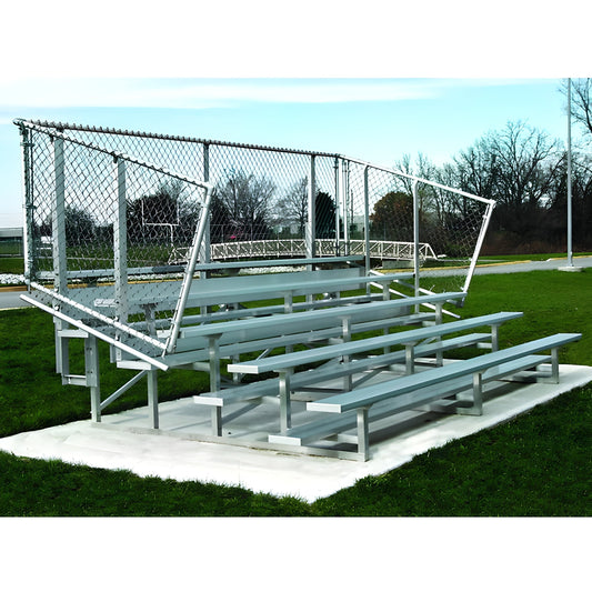 Bleacher 3 Row 27' Deluxe or Standard Aluminum Bleacher -  BL327S