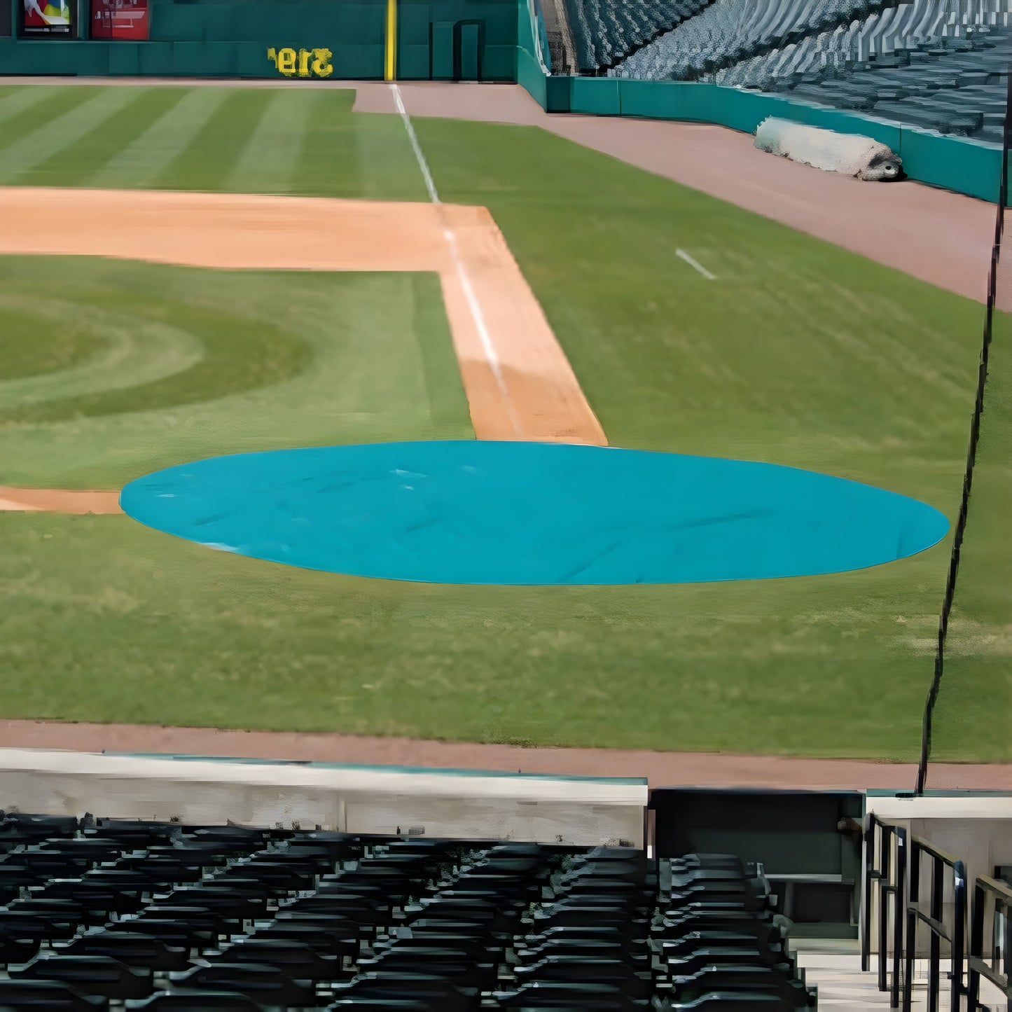 Trigon Sports LD Sport Cover Set Green PE- 26 ft. 20 ft. & 3- 10 ft. Square - BSPOTS