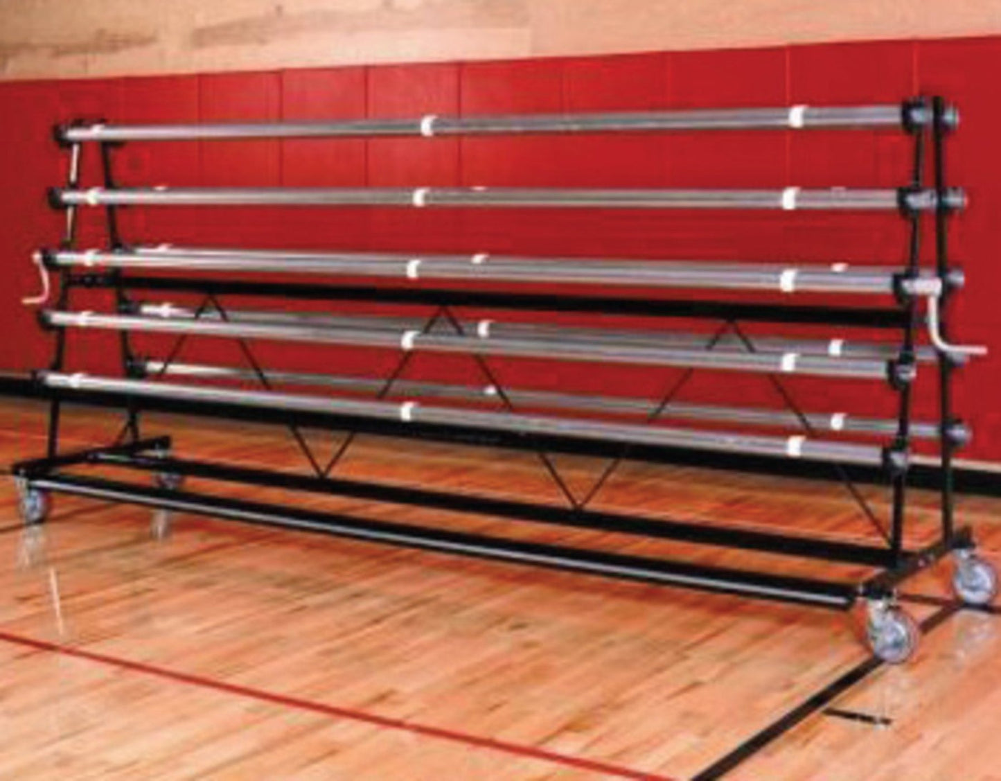 Trigon Sports Safety Mobile Storage Rack - 10 Rollers CVRACK10 - CVRACK10
