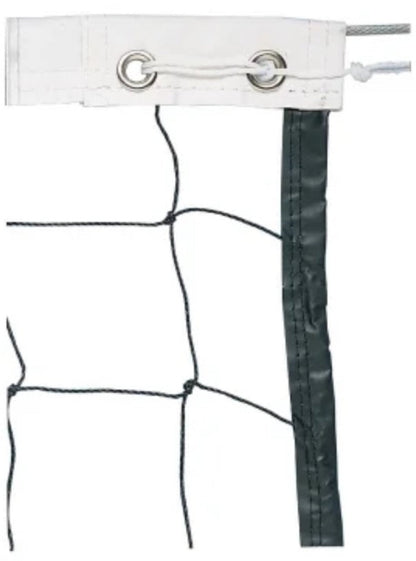 Trigon Sports Vinyl Volleyball Net with Steel Cable Top & Nylon Roped Bottom VBNETC - VBNETC