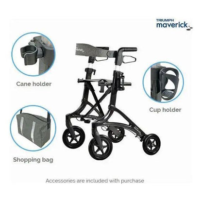 Triumph Maverick Folding Portable Rollator