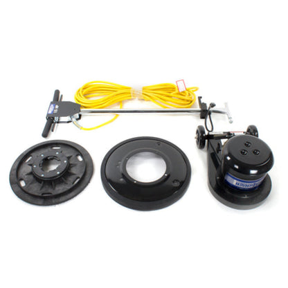 Trusted Clean 17" Dual Speed Floor Buffer w/ Pad Driver (180 & 320 RPM) - TPL-BK-17VS-TC