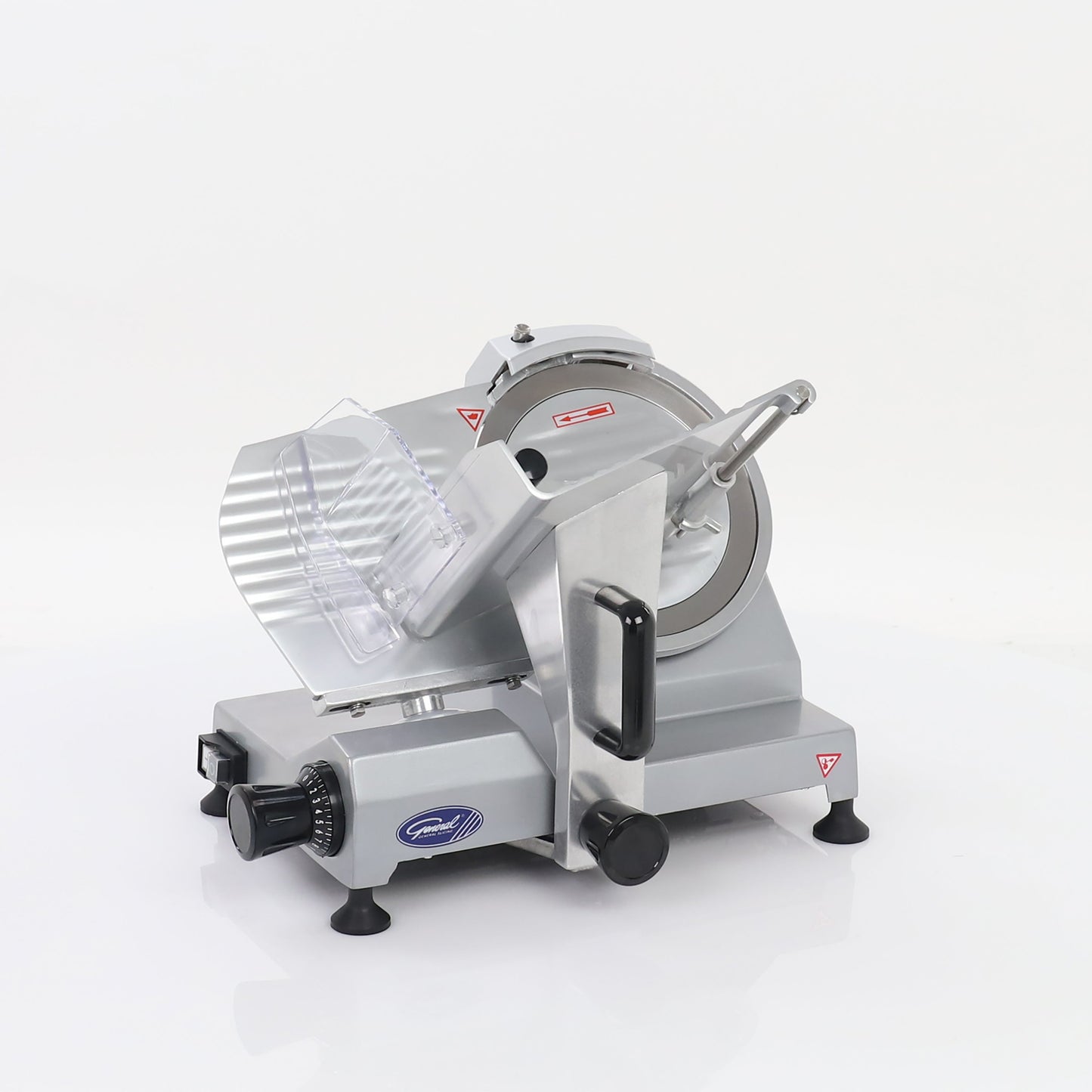 General - GSE009, General Foodservice Manual Commercial Food Slicer, 9 Inch Knife, Light Duty, in Stainless Steel - GSE009